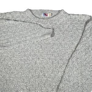 Vintage American Spirit Men’s XL Chunky Knit Pullover Sweater 90s USA Made